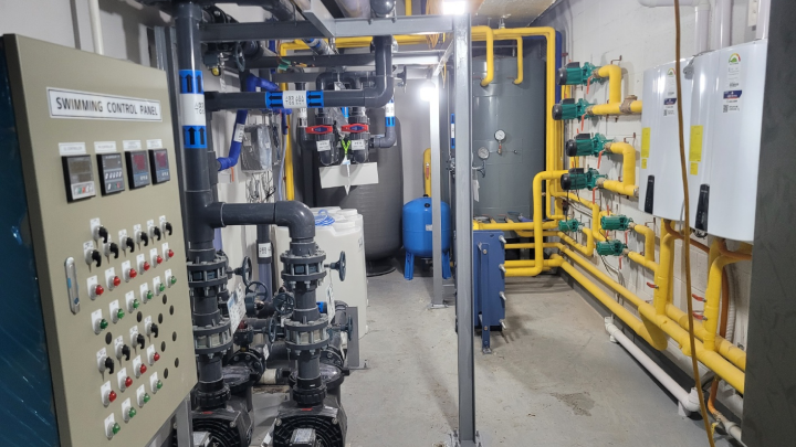 수영장 시공 이미지