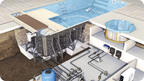 수영장 설계 이미지